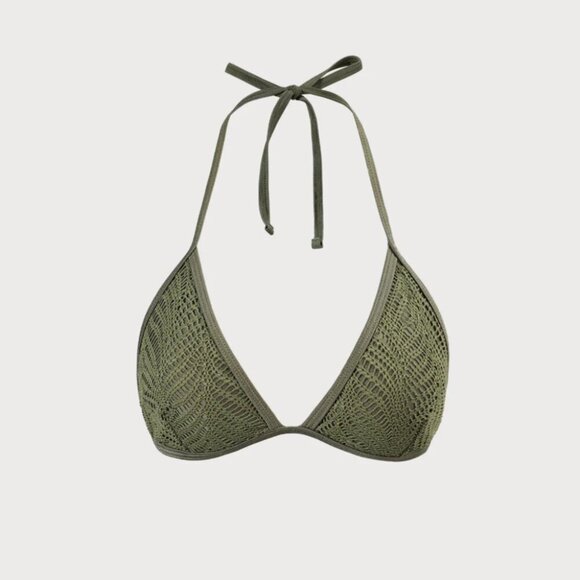 berlook Army Green Crochet Tie Bikini Bottom ONLY 52 - Picture 8 of 14